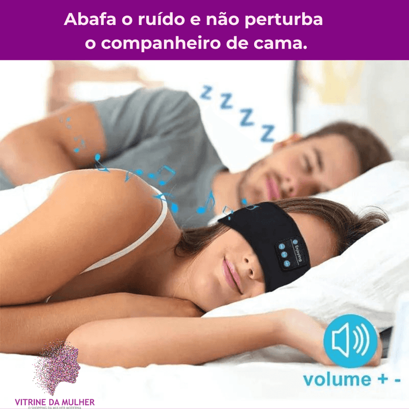 Fone de Dormir com Tecnologia Bluetooth - Relax Sleep Pro - Vitrine da Mulher
